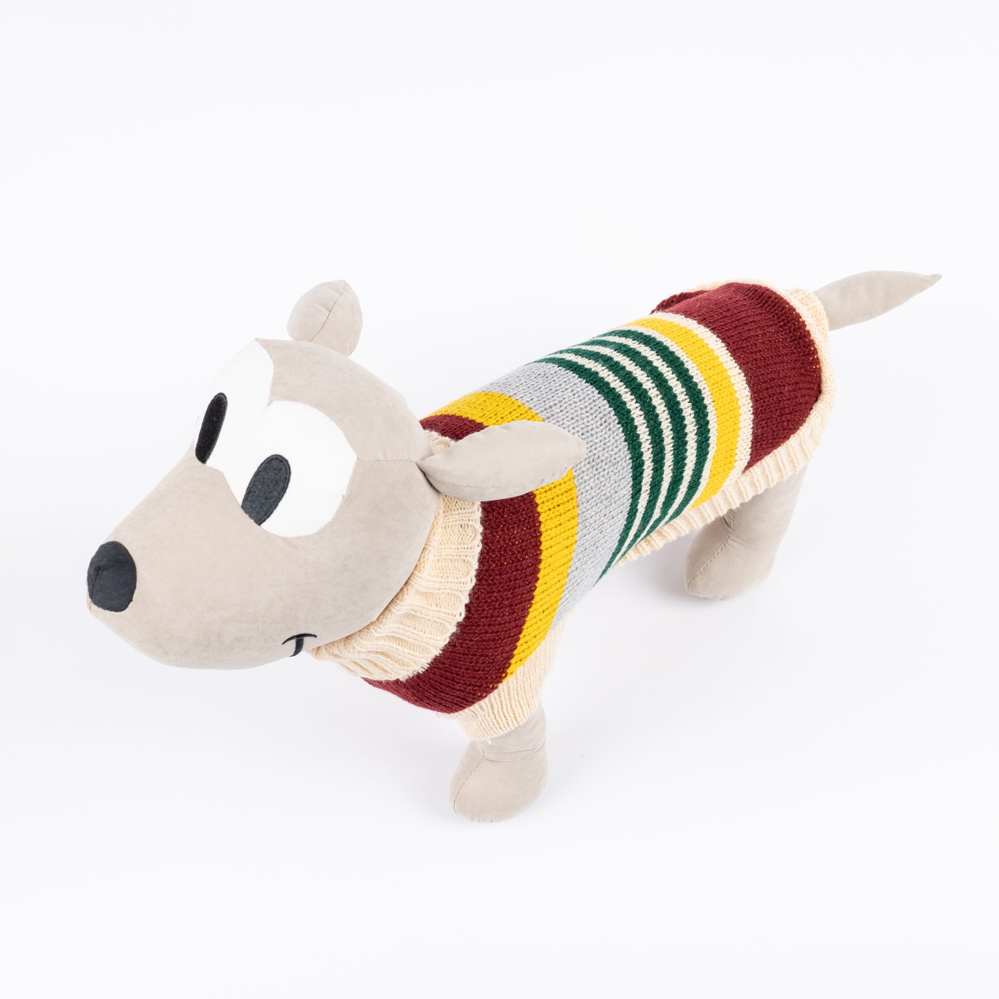 Maglioncino Dolcevita Multicolor a Righe - Bordeaux