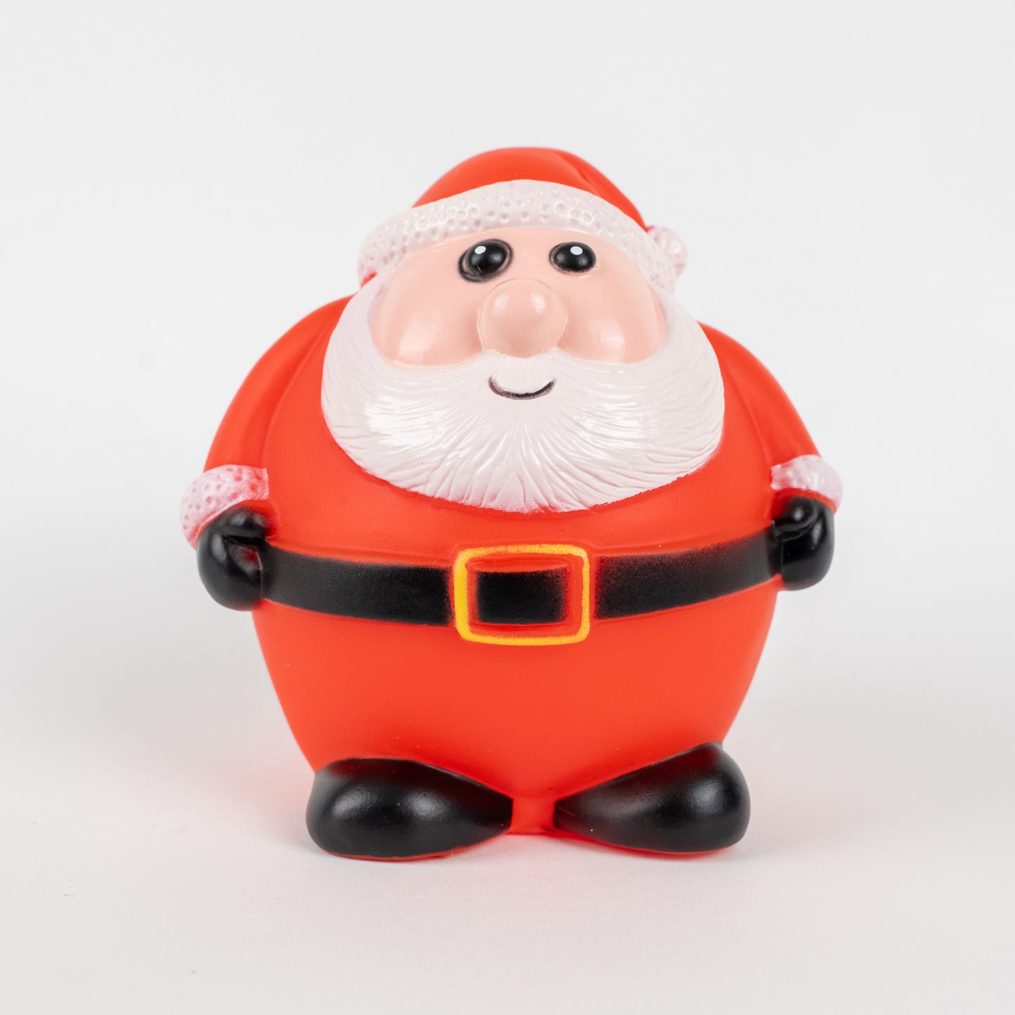 Gioco Pallina Natalizia in Gomma con Squeak - Babbo Natale