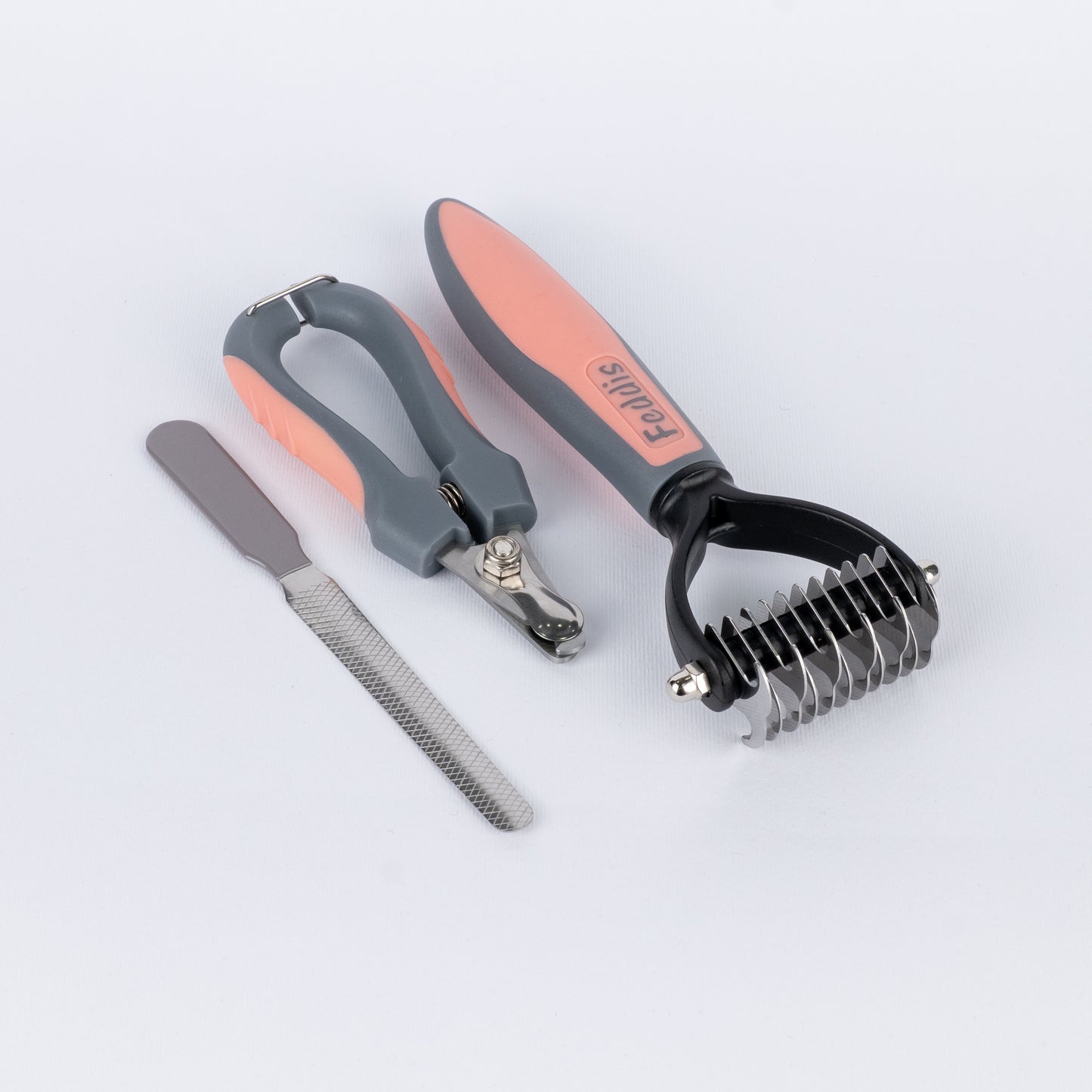 Kit Toelettatura per Cani e Gatti - Tagliaunghie, Lima e Pettine