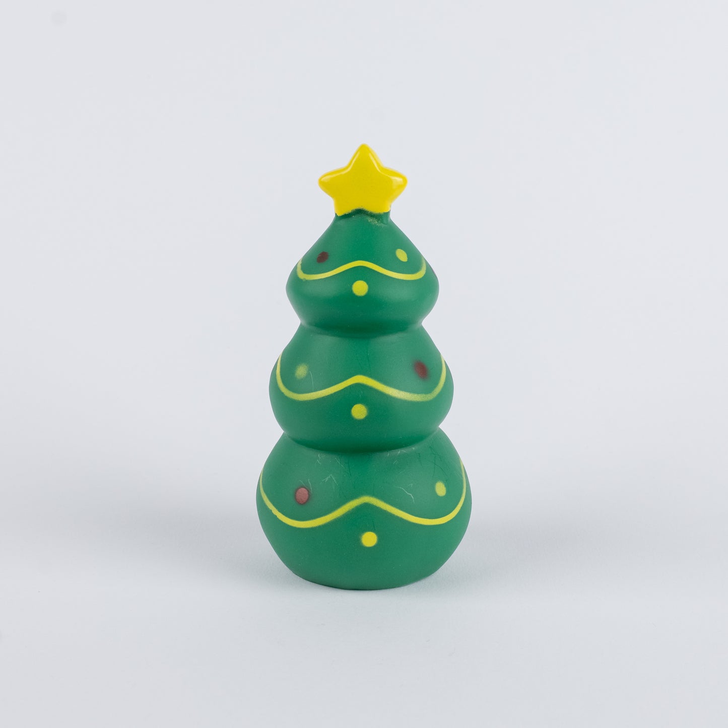 Gioco Natalizio in Gomma per Cani con Squeak - Albero