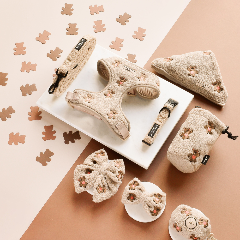 Pettorina regolabile ricamata - Theo Teddy