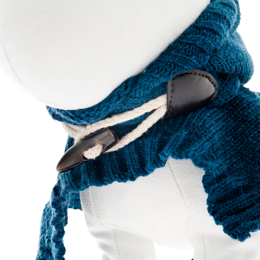 Poncho Invernale per Cani - Verde Petrolio