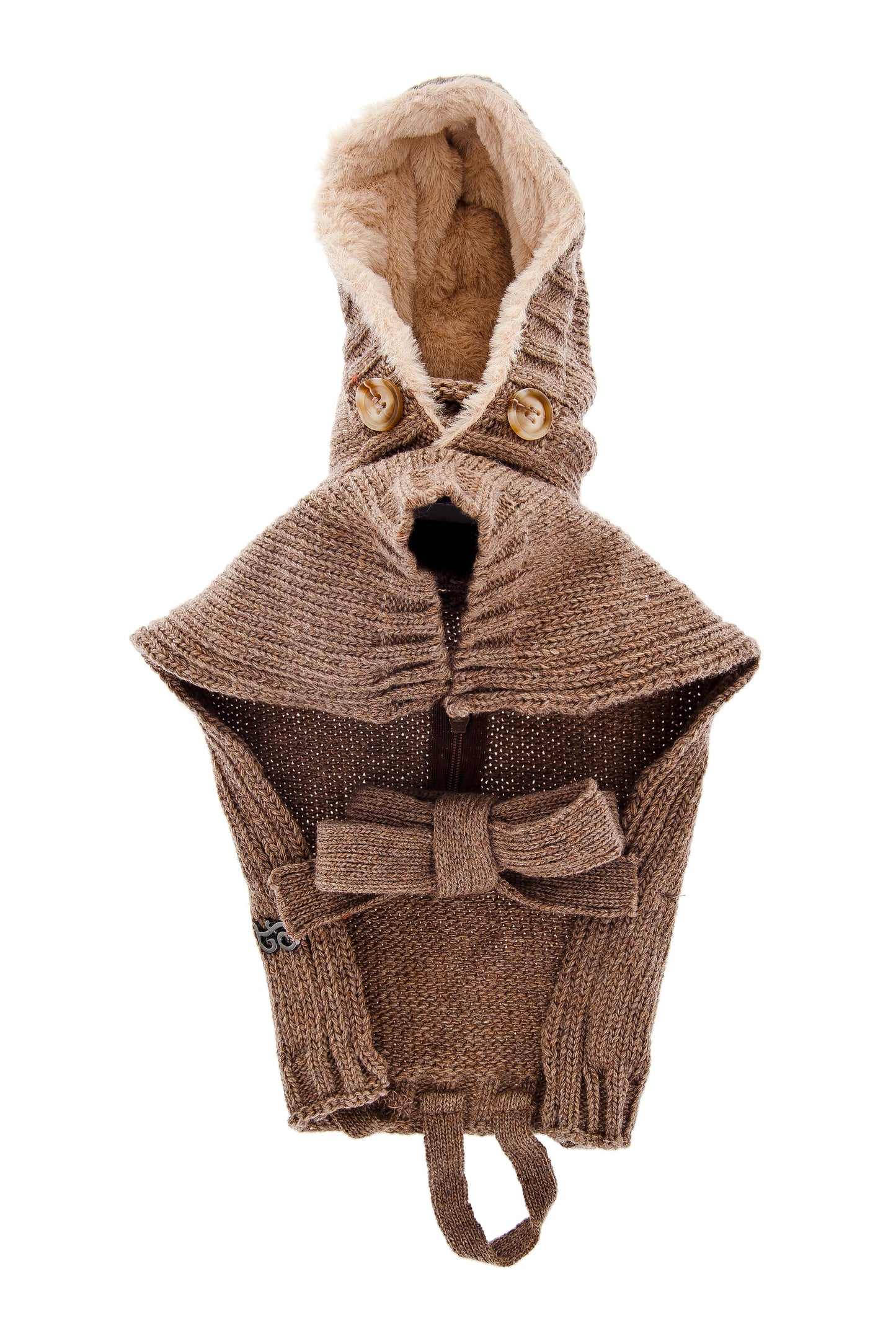 Poncho Invernale per Cani - Tortora