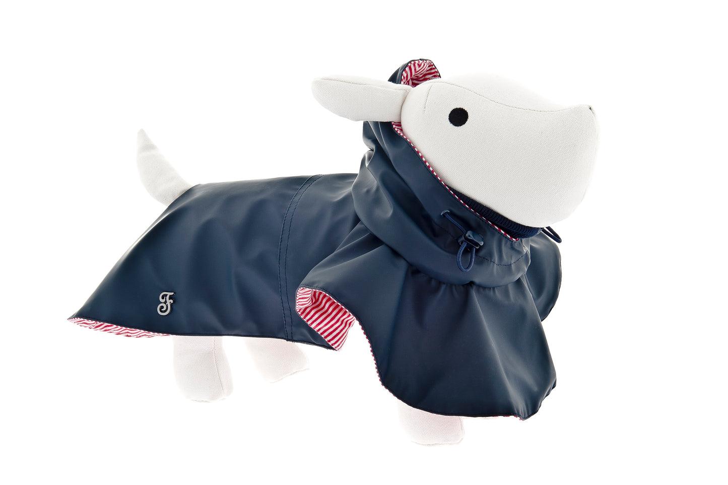 Mantellina Impermeabile con Cappuccio per cani - Blu