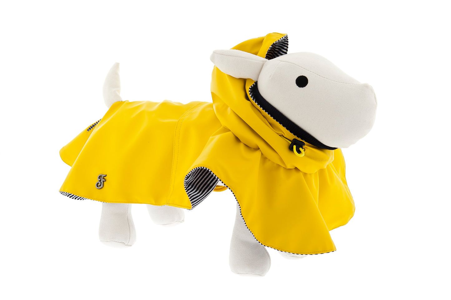 Mantellina Impermeabile con Cappuccio per cani - Gialla