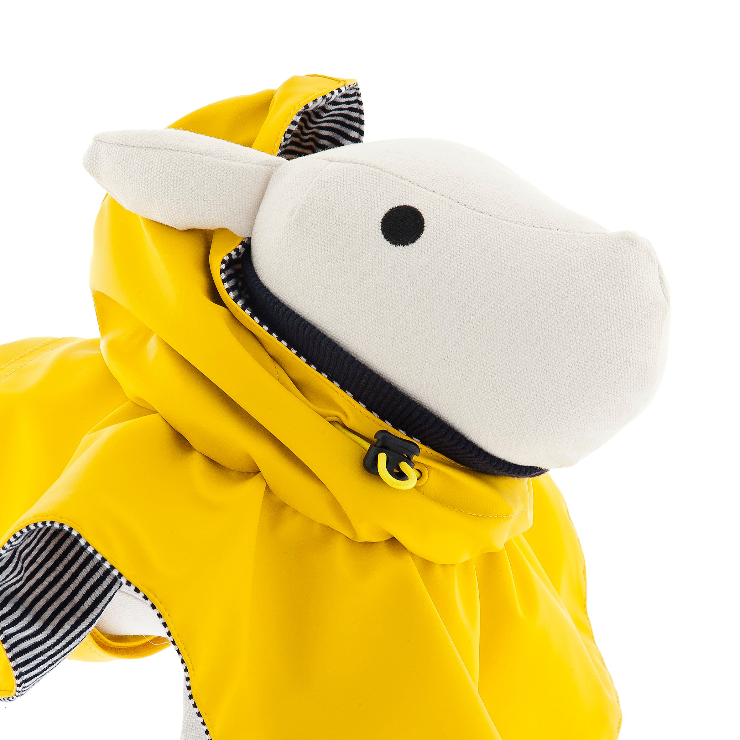 Mantellina Impermeabile con Cappuccio per cani - Gialla