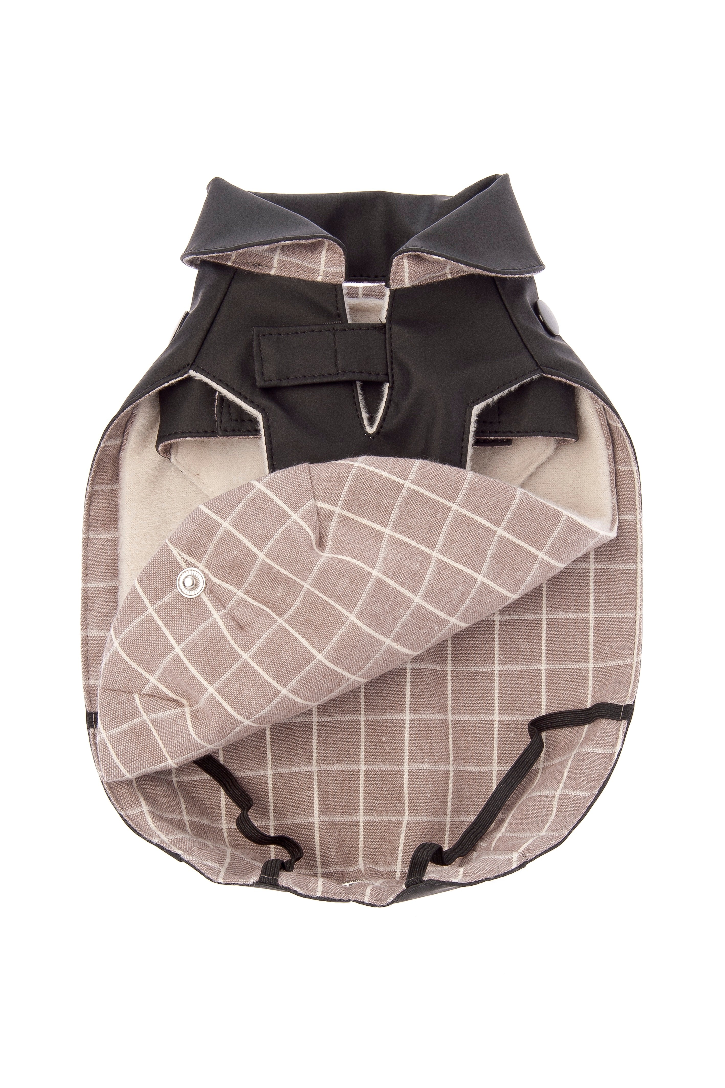 Impermeabile per Cani “Rain” con Imbottitura Staccabile - Nero