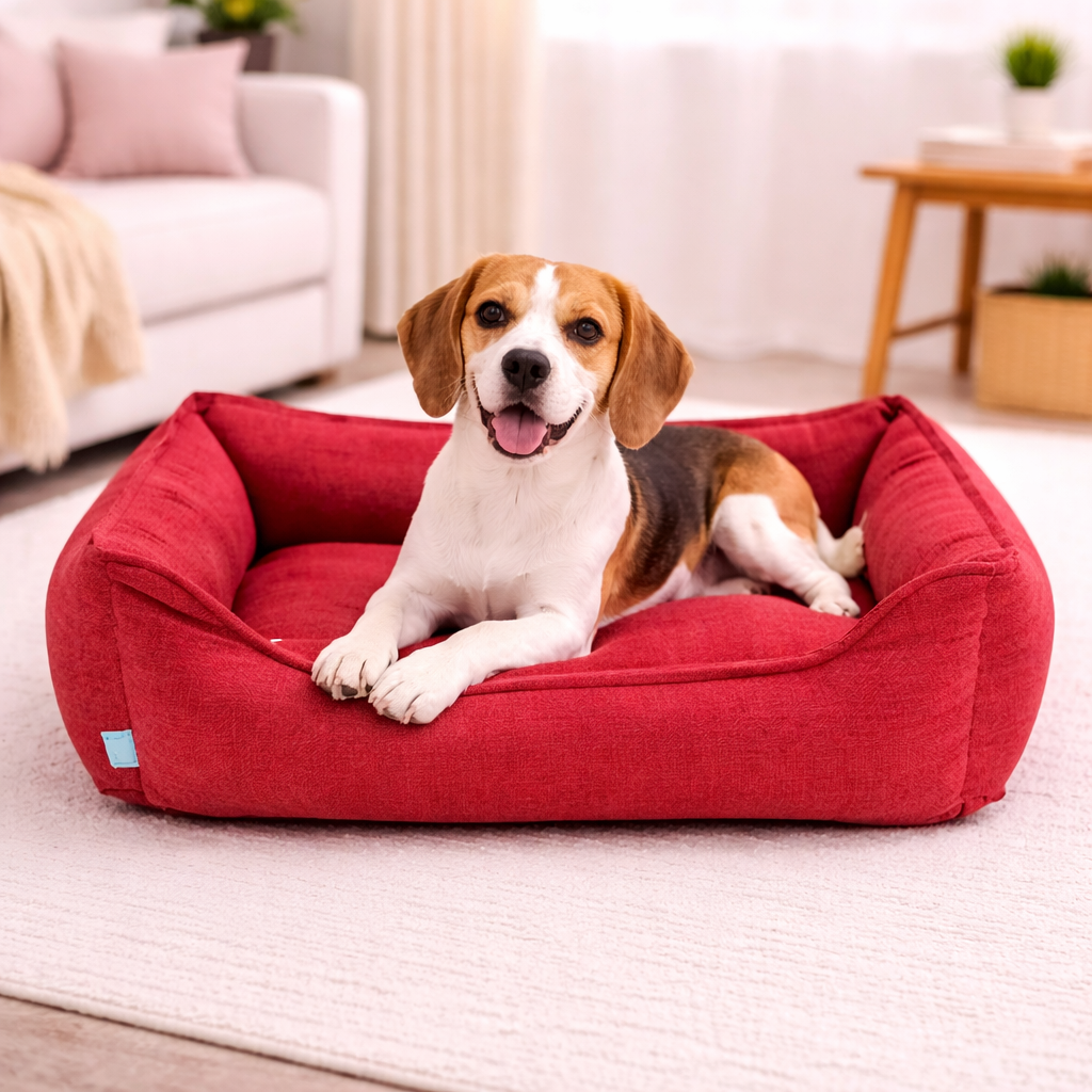 Cuccia Andy grande - Rosso ( 69x54x20 )