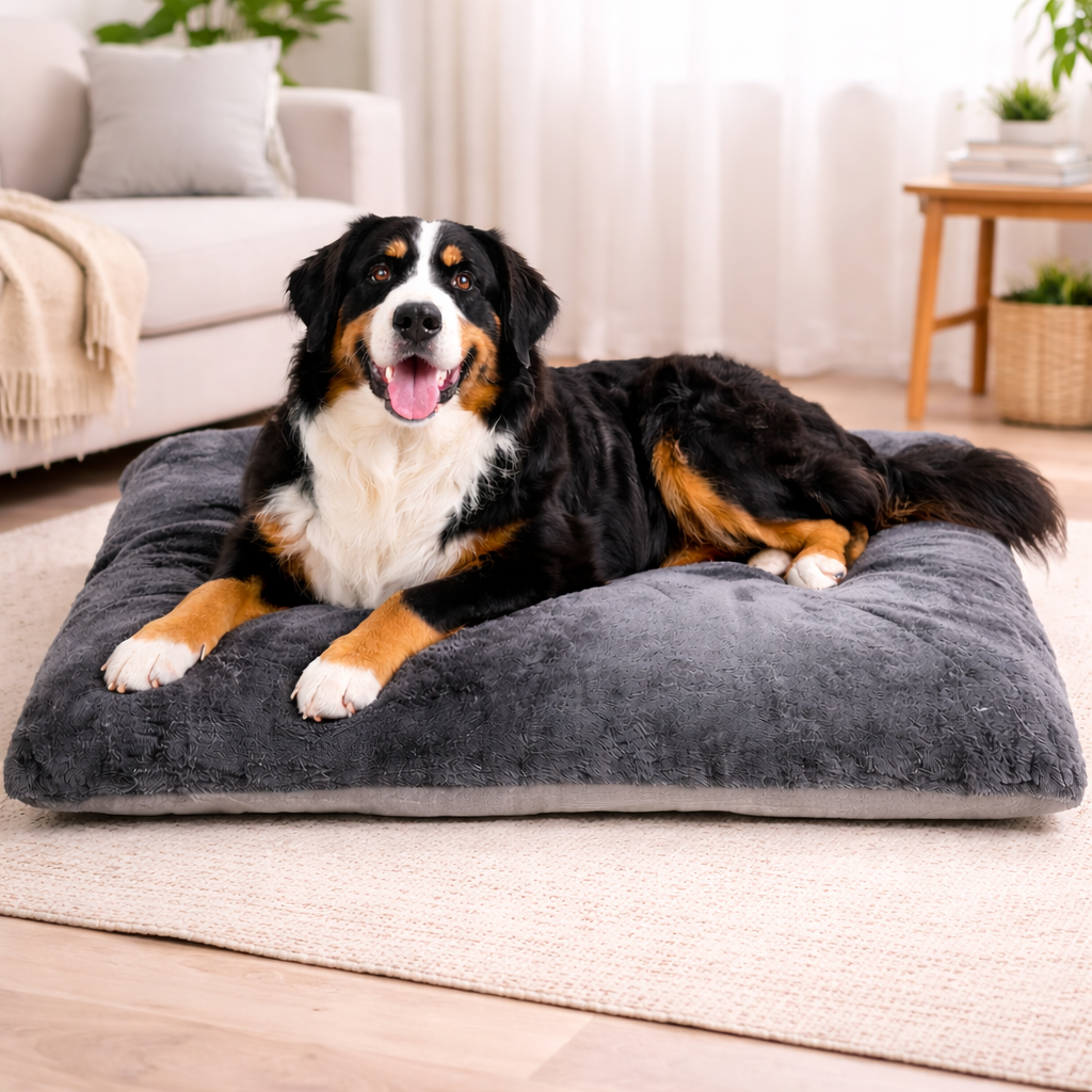 Cuccia Cuscino Double Face - Grigio Scuro Grande (115x80 cm circa)