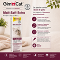 GimCat Malt-Soft Extra Professional – Pasta contro i boli di pelo per gatti