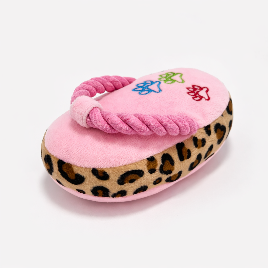 Gioco a Forma di Infradito con Suono Interno – Rosa ( 16 cm )