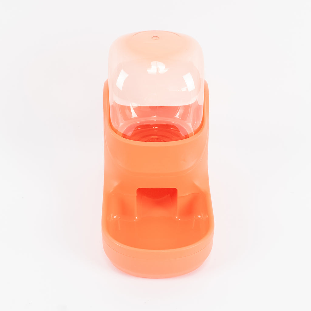 Distributore d'acqua per cani e gatti - Arancione