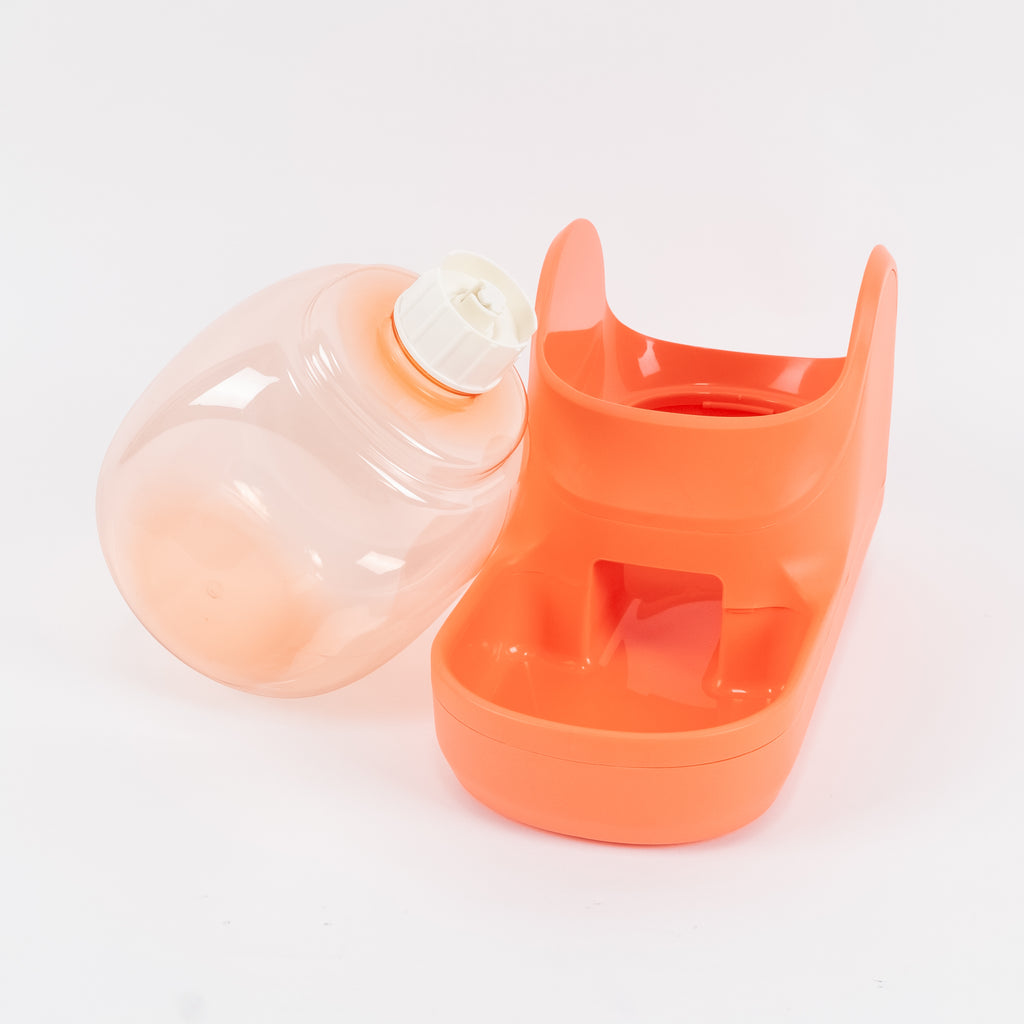 Distributore d'acqua per cani e gatti - Arancione