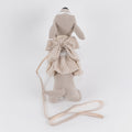Set Guinzaglio e Pettorina per Cani e Gatti Scozzese con Fiocco - Beige