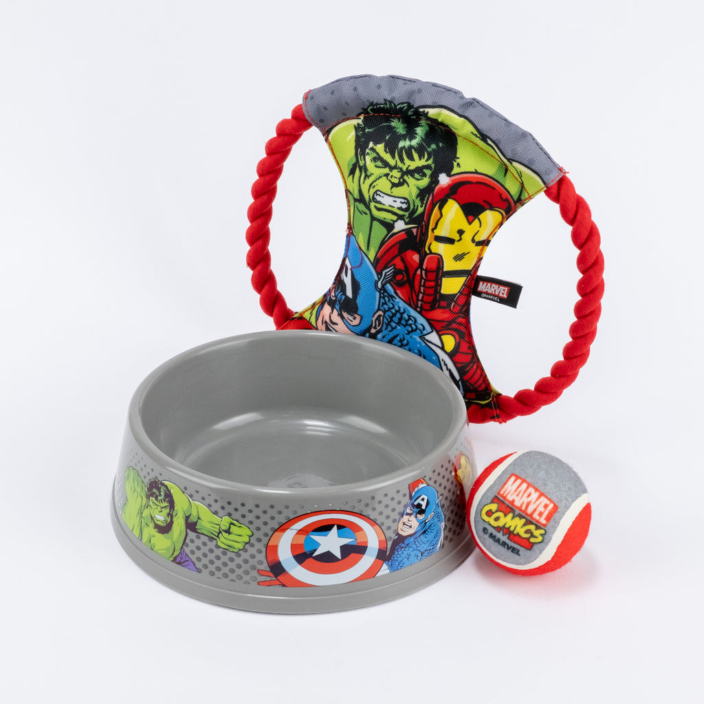 Set Ciotola e Giochi Stile Cartoon - Blu