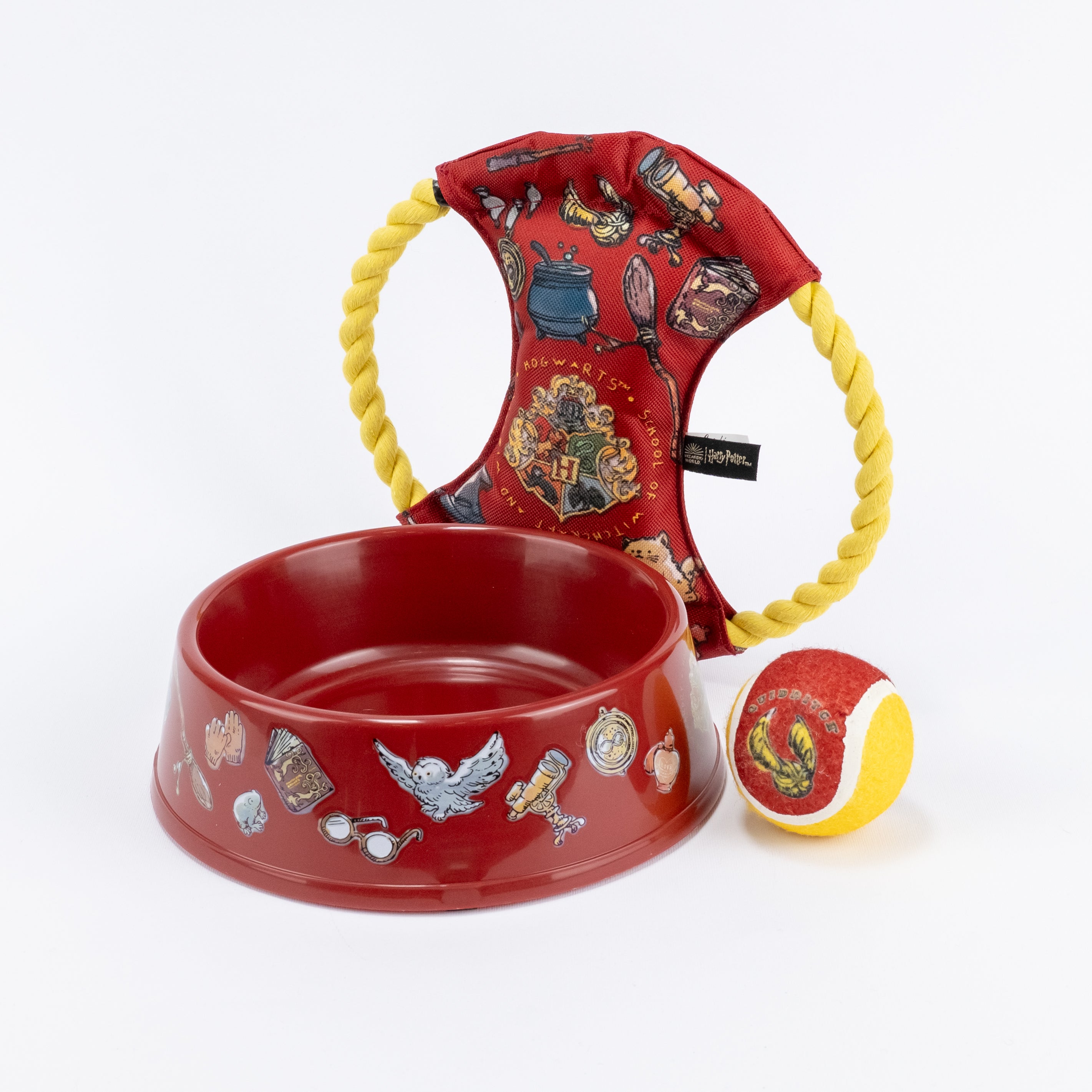 Set Ciotola e Giochi Stile Cartoon - Bordeaux