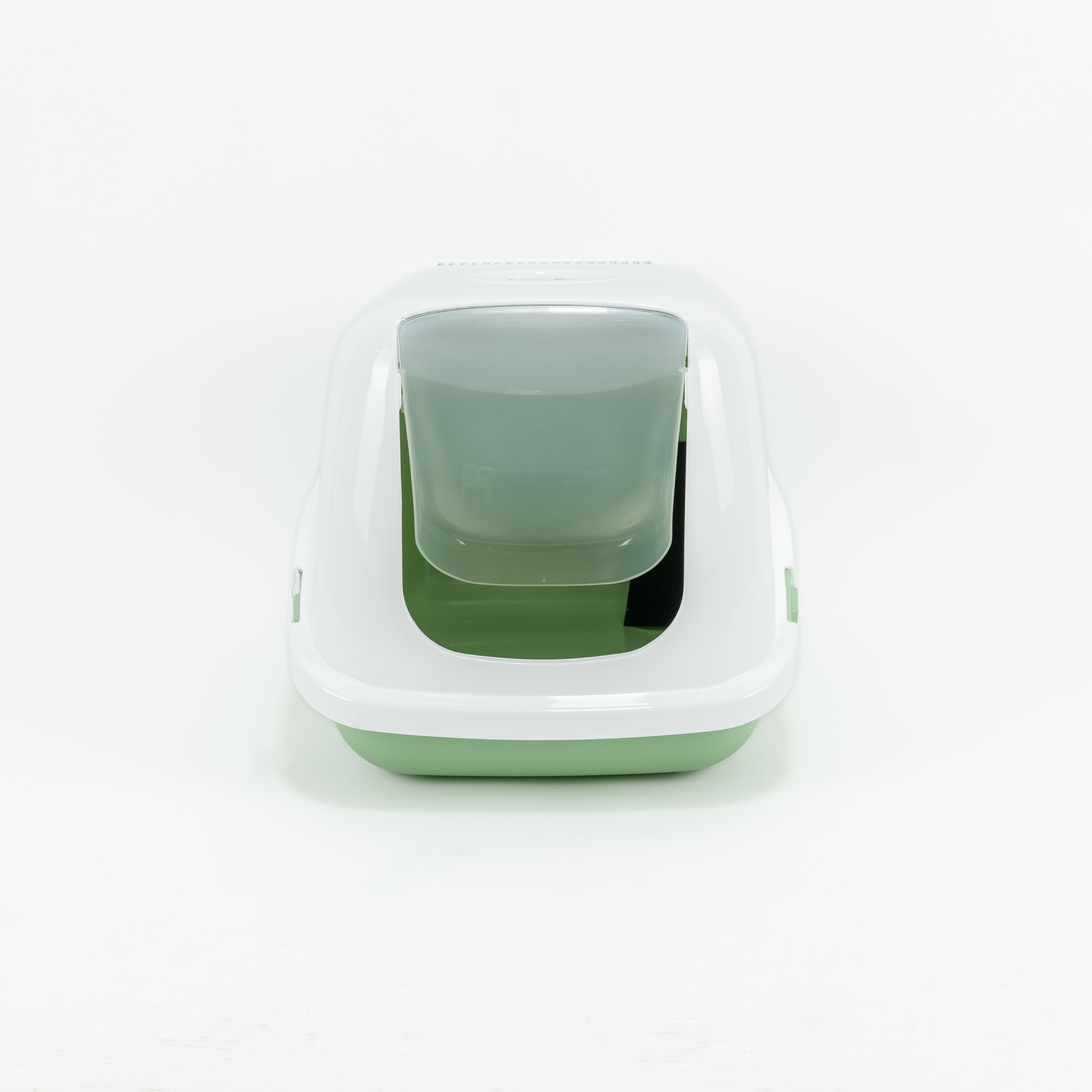 Lettiera coperta cuccia per gatti con sportello – Verde 57 x 38 x 39 cm