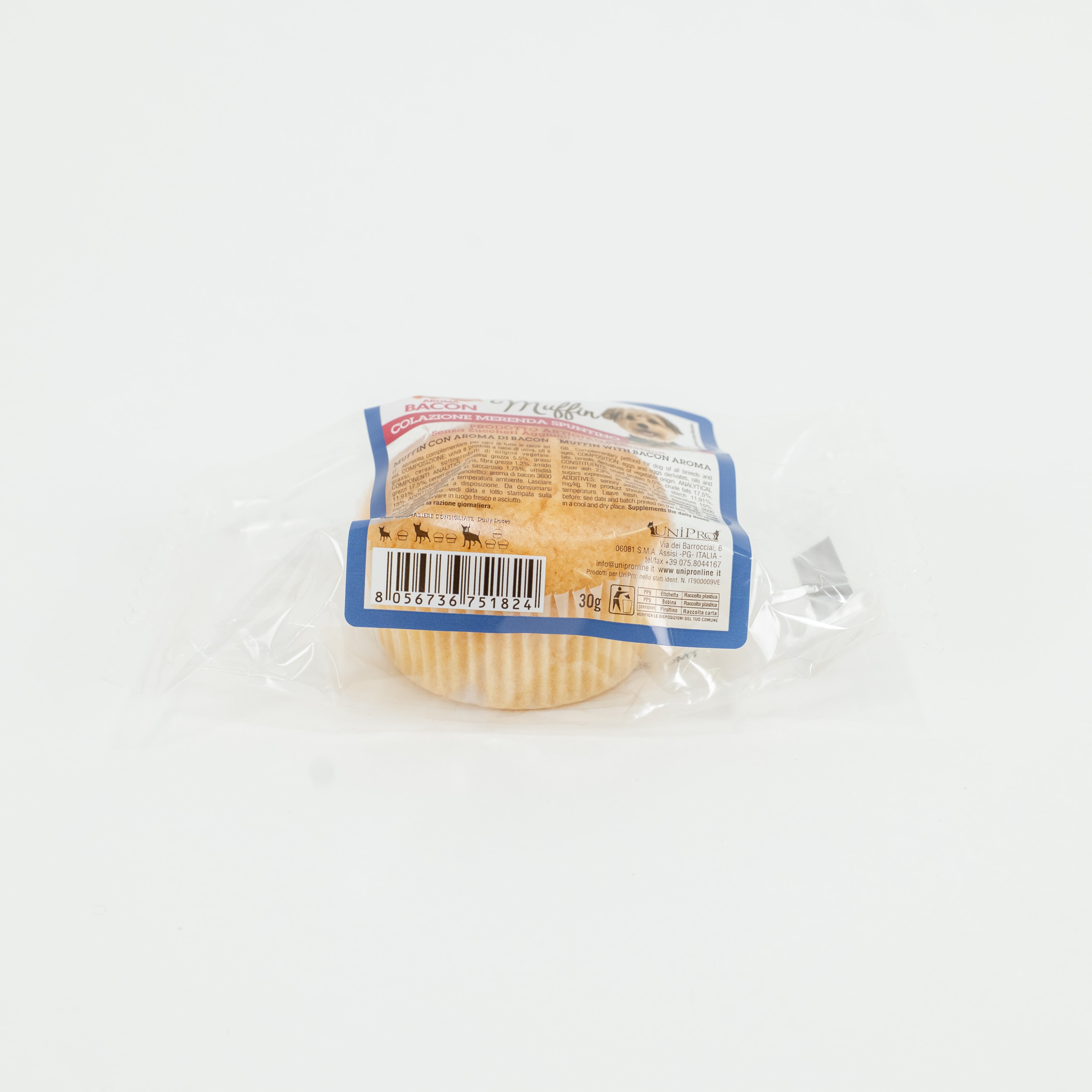 Muffin per cani aroma vaniglia – snack goloso per ogni età