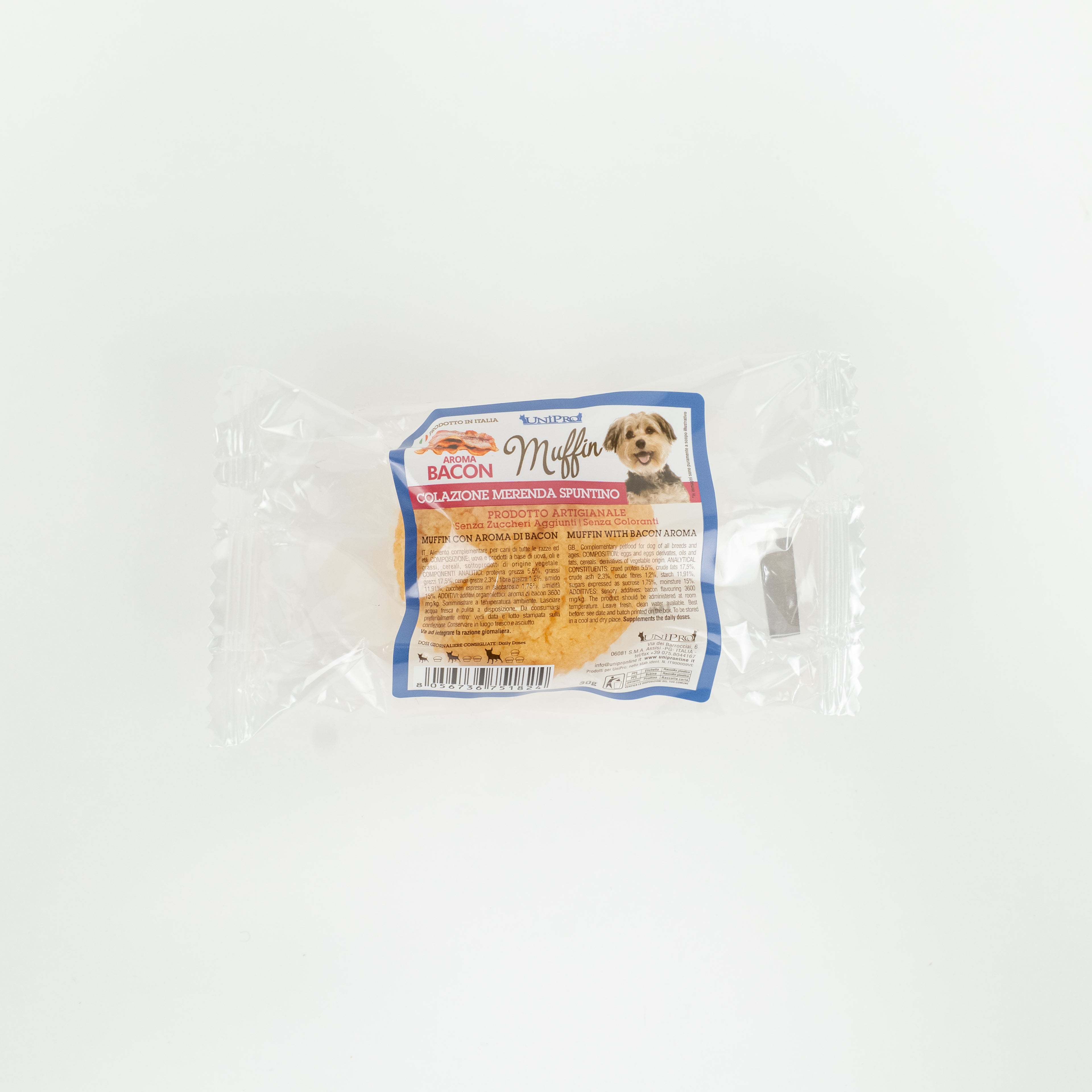 Muffin per cani aroma bacon – snack goloso per ogni età (Copia)