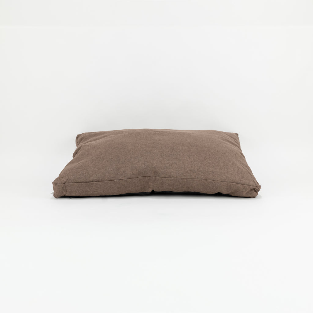 Cuccia a cuscino in cotone – Marrone (110 x 70 x 10 cm)