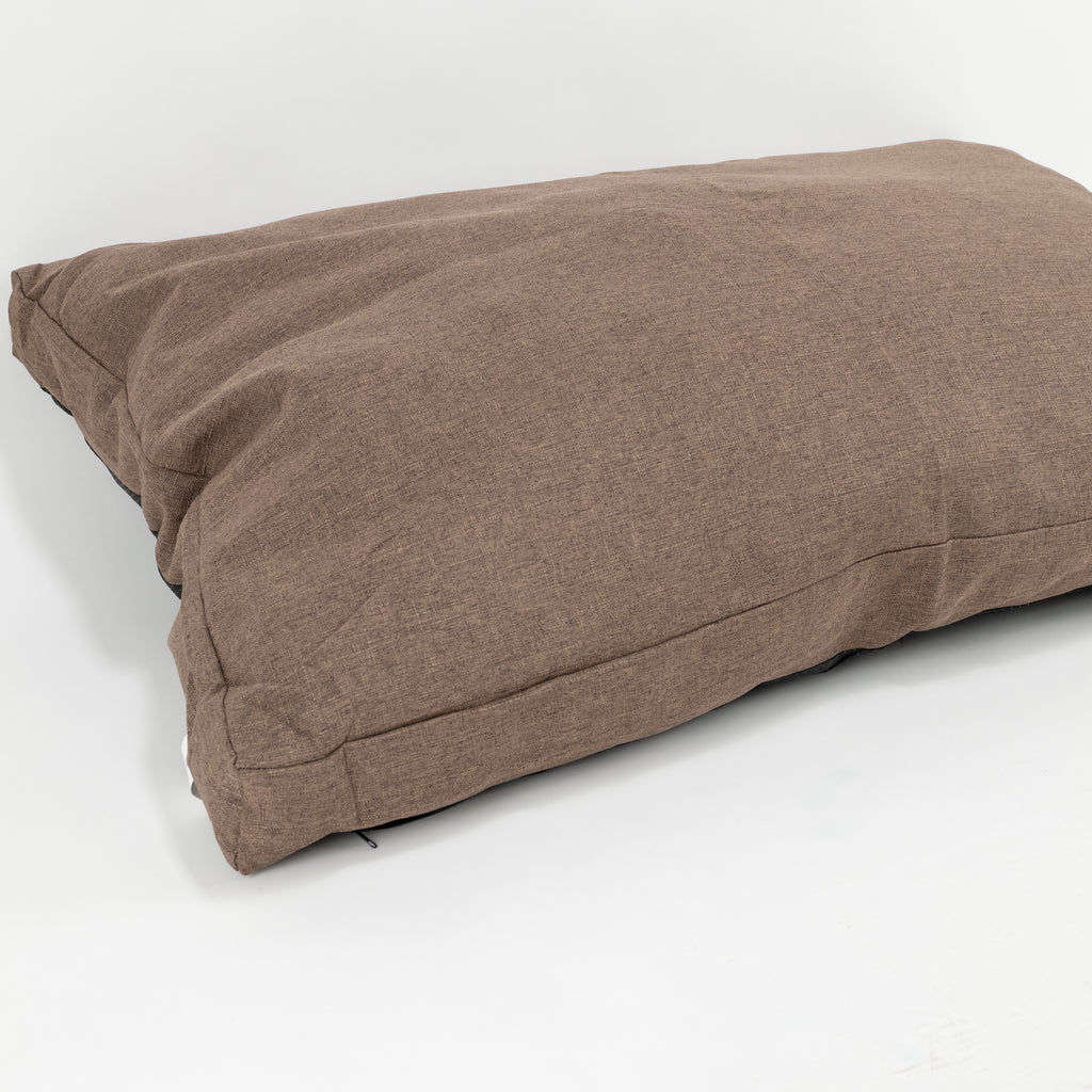 Cuccia a cuscino in cotone – Marrone (110 x 70 x 10 cm)