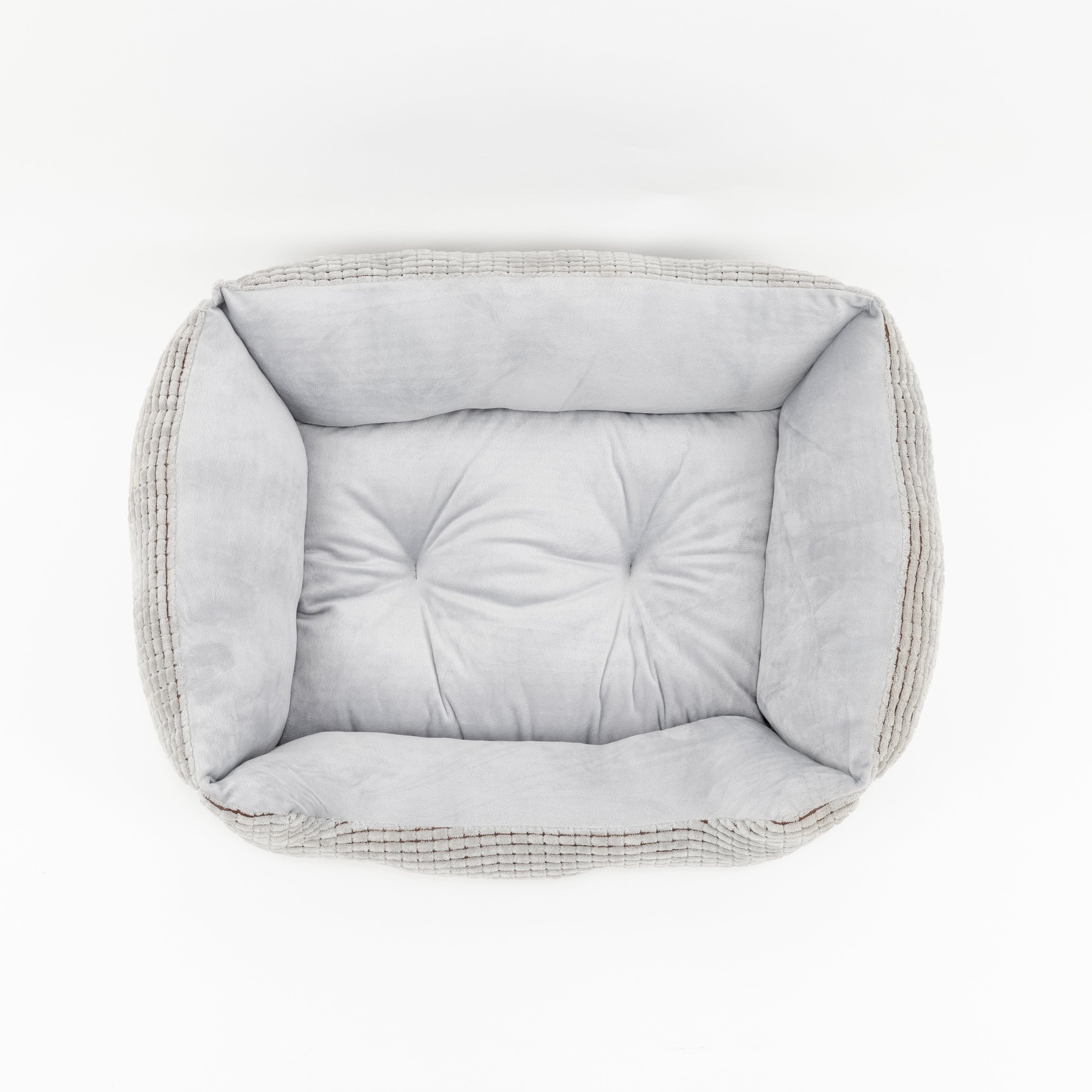 Cuccia Andy effetto velluto media - Grigio ( 70x55cm )