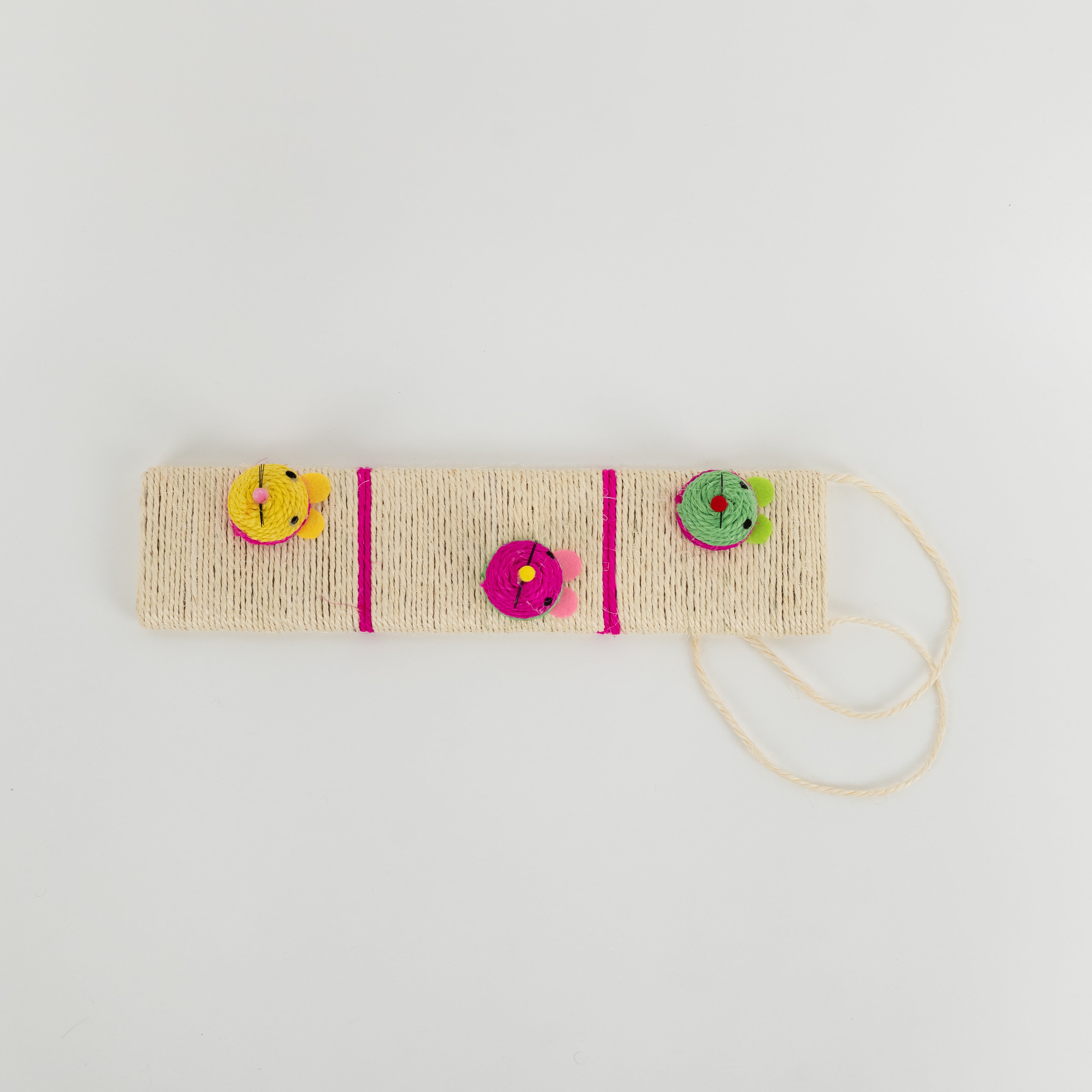 Tiragraffi da Appendere per Gatti con Giochini Colorati