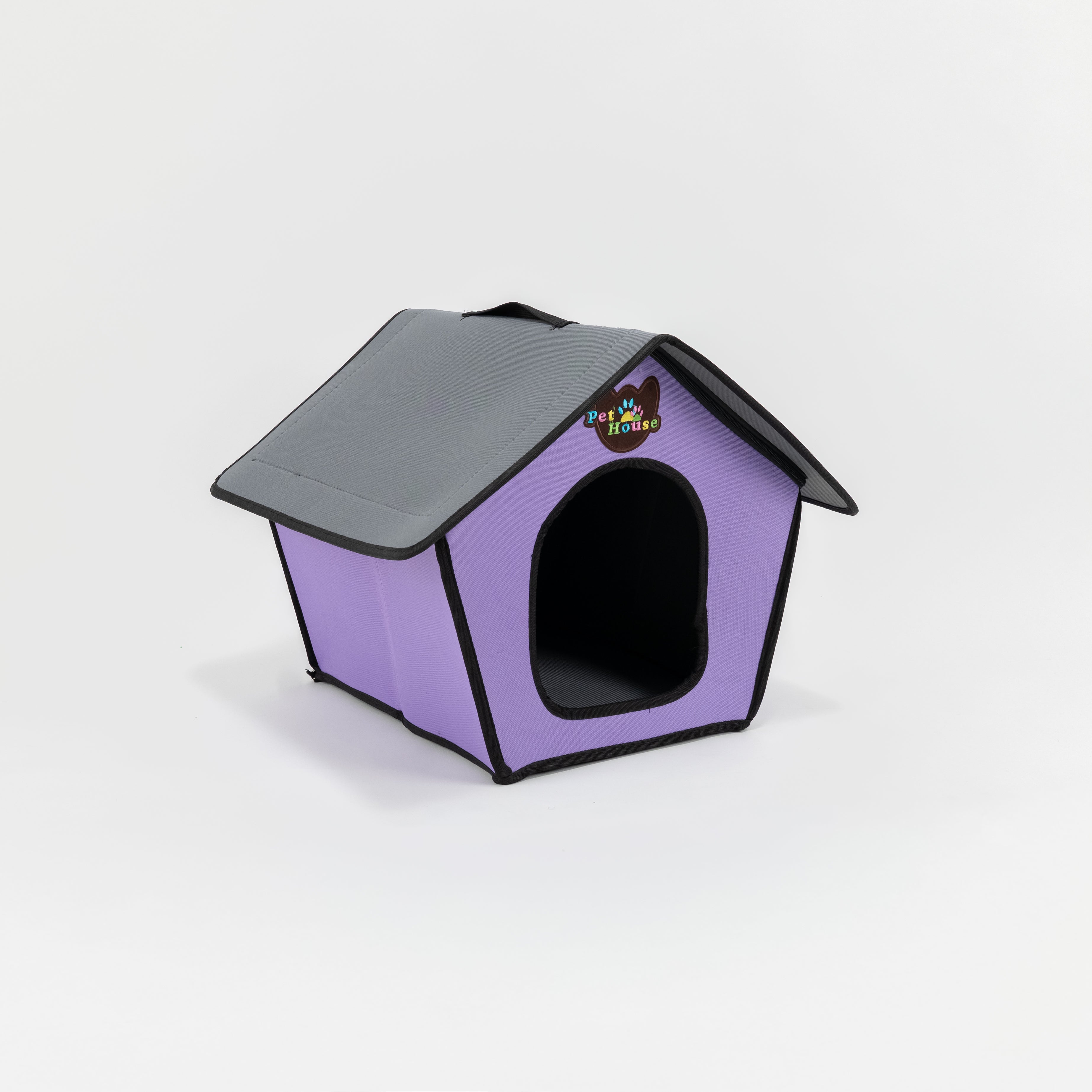 Cuccia a Casetta per Cani e Gatti - Viola ( 32x40x40,5 cm circa )