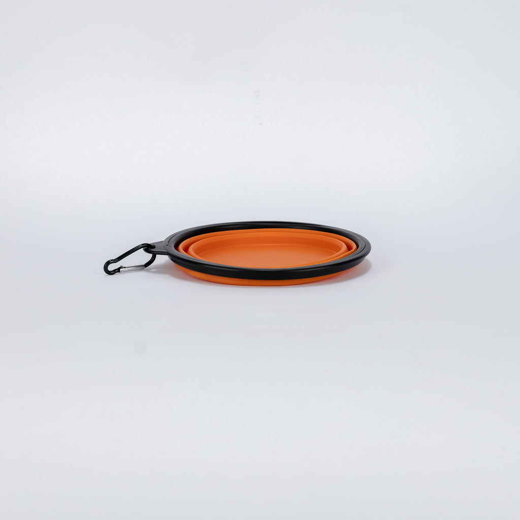 Ciotola pieghevole in silicone – Arancione ( 1000 ml )