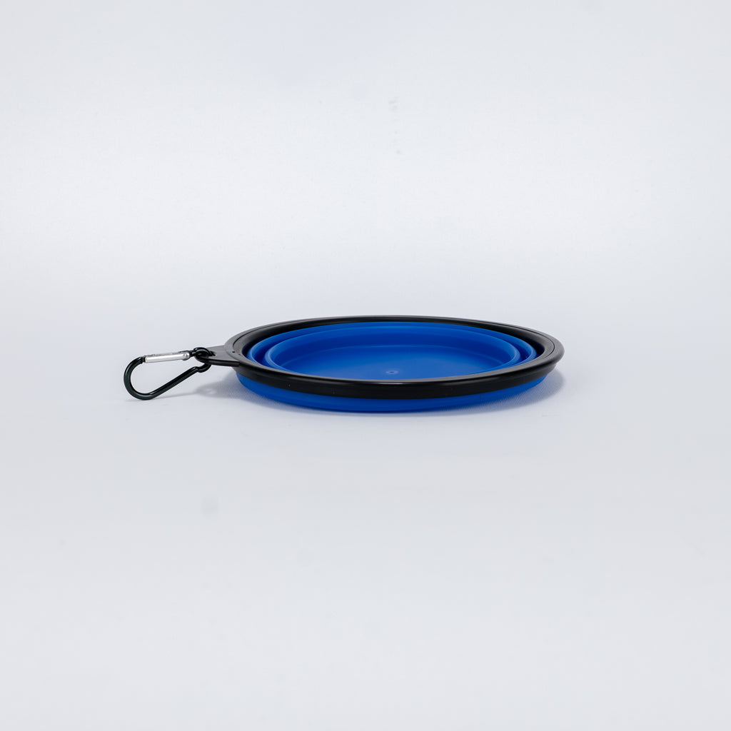 Ciotola pieghevole in silicone – Blu ( 1000 ml )