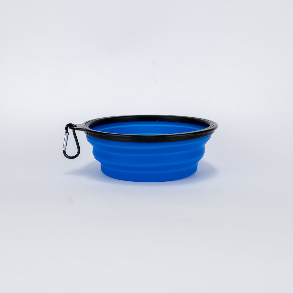 Ciotola pieghevole in silicone – Blu ( 1000 ml )