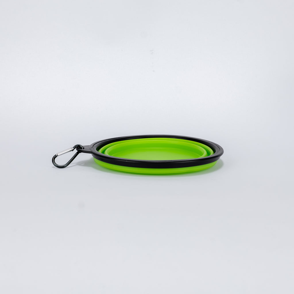 Ciotola pieghevole in silicone – Verde ( 1000 ml )