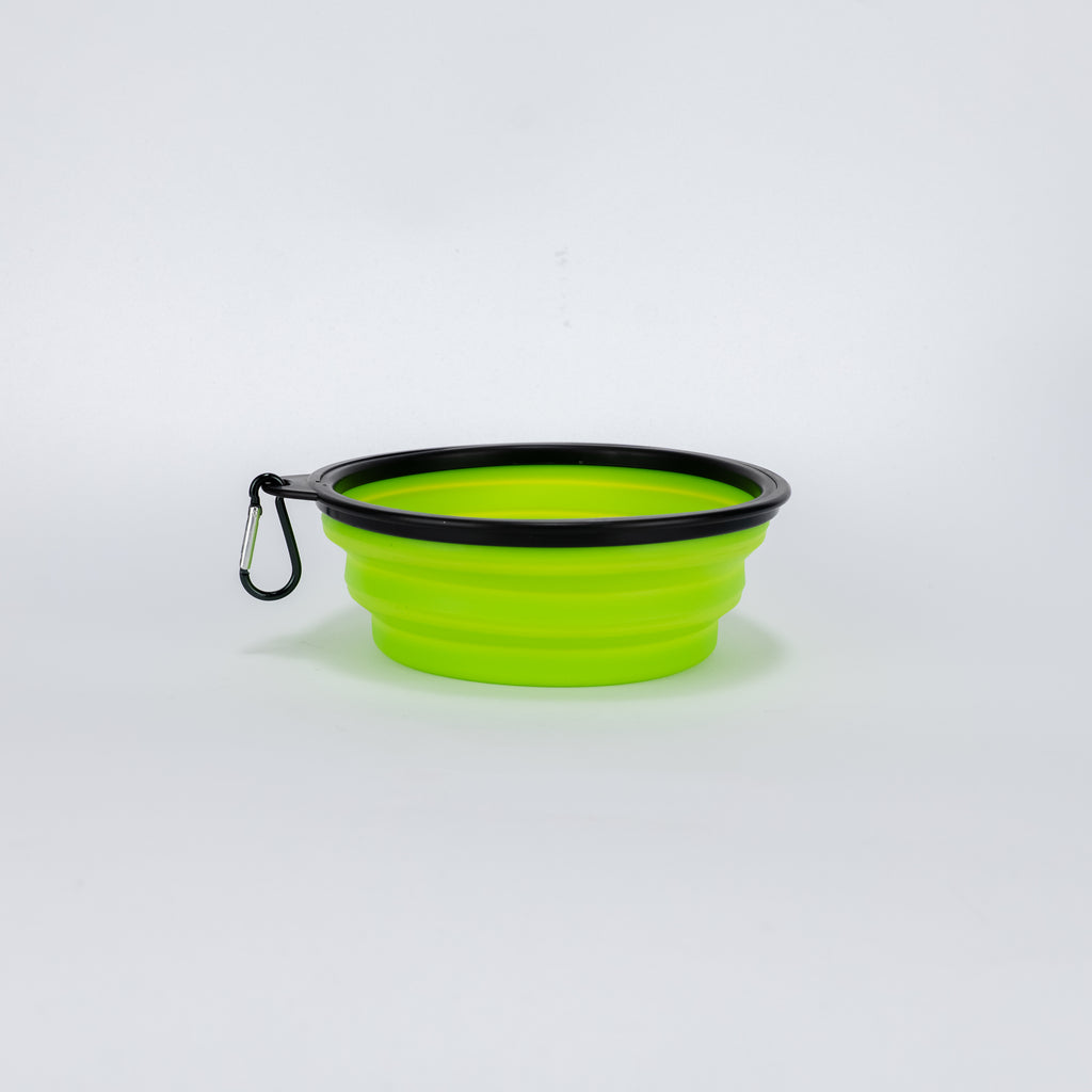 Ciotola pieghevole in silicone – Verde ( 1000 ml )