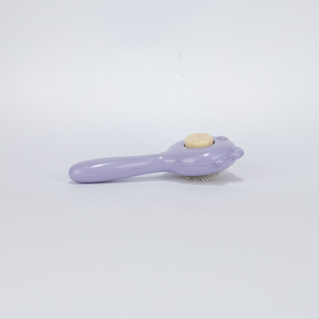 Spazzola per Cani e Gatti a Forma di Orsetto - Lilla