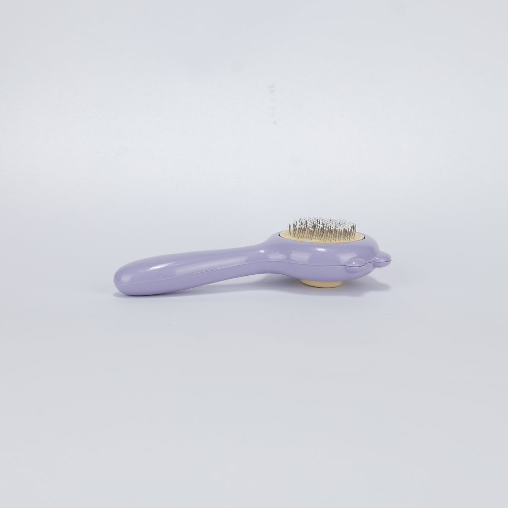 Spazzola per Cani e Gatti a Forma di Orsetto - Lilla