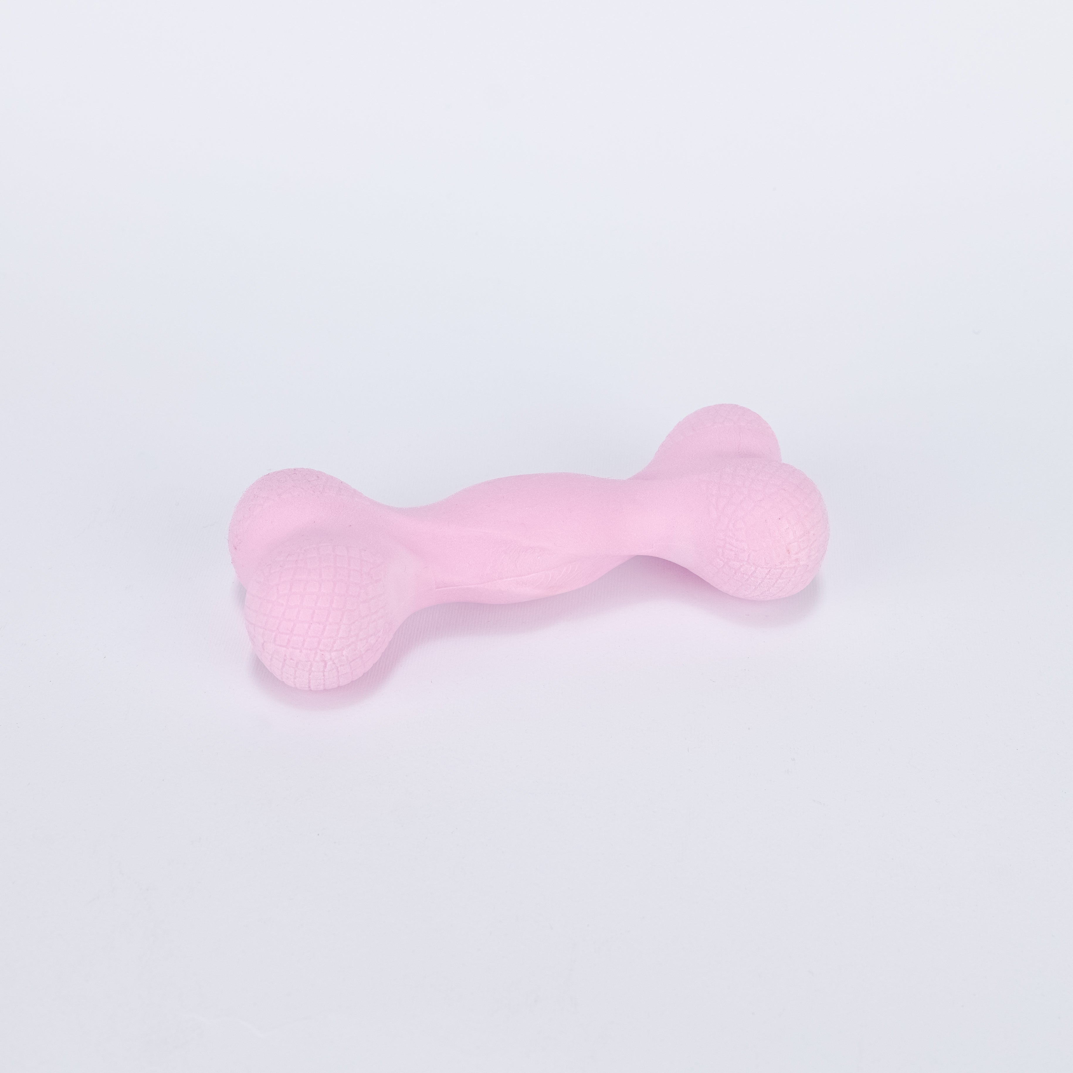 Osso Gioco per Cani in Gomma - Rosa