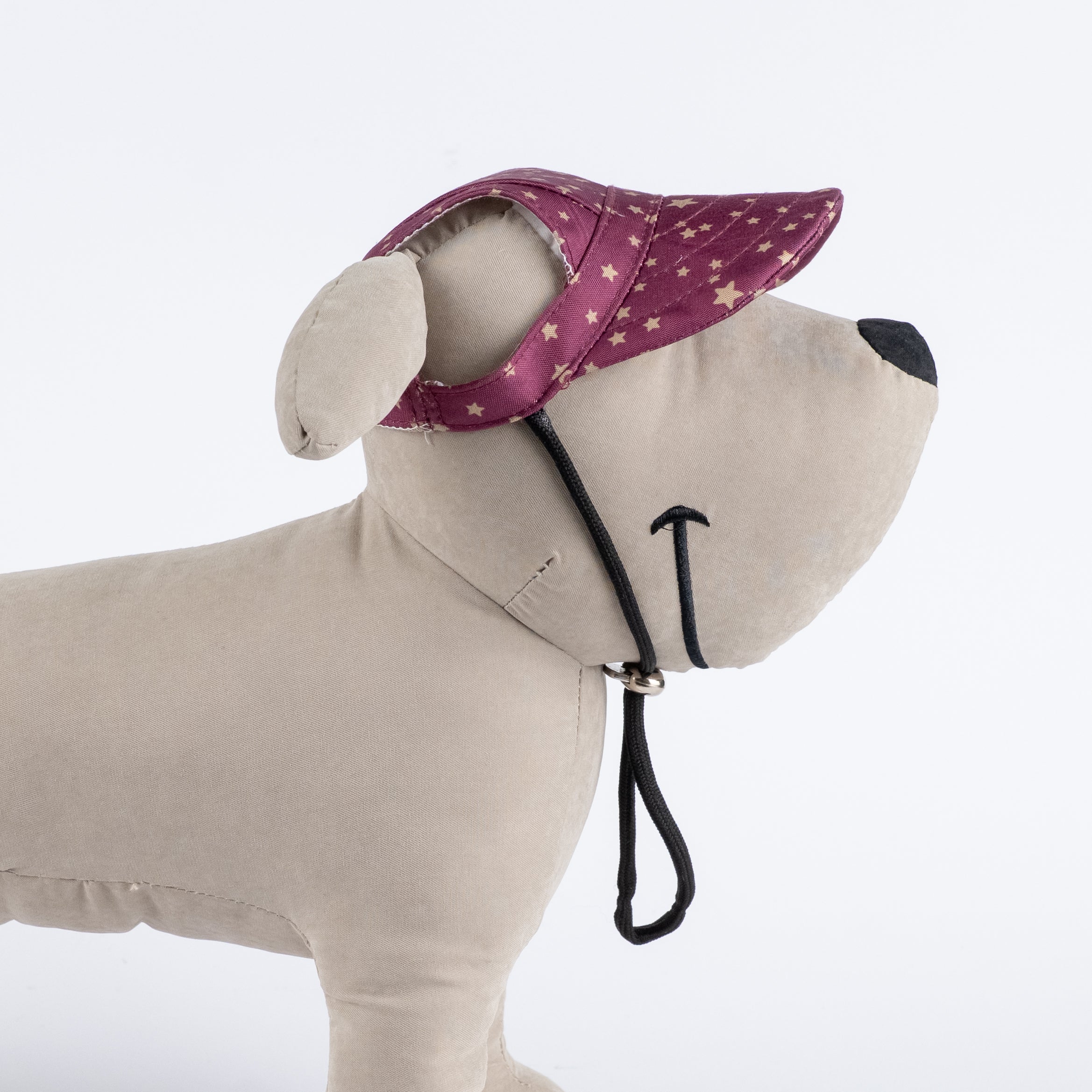 Cappellino Accessorio per Cani e Gatti - Viola con Stelline ( 33 cm circa )