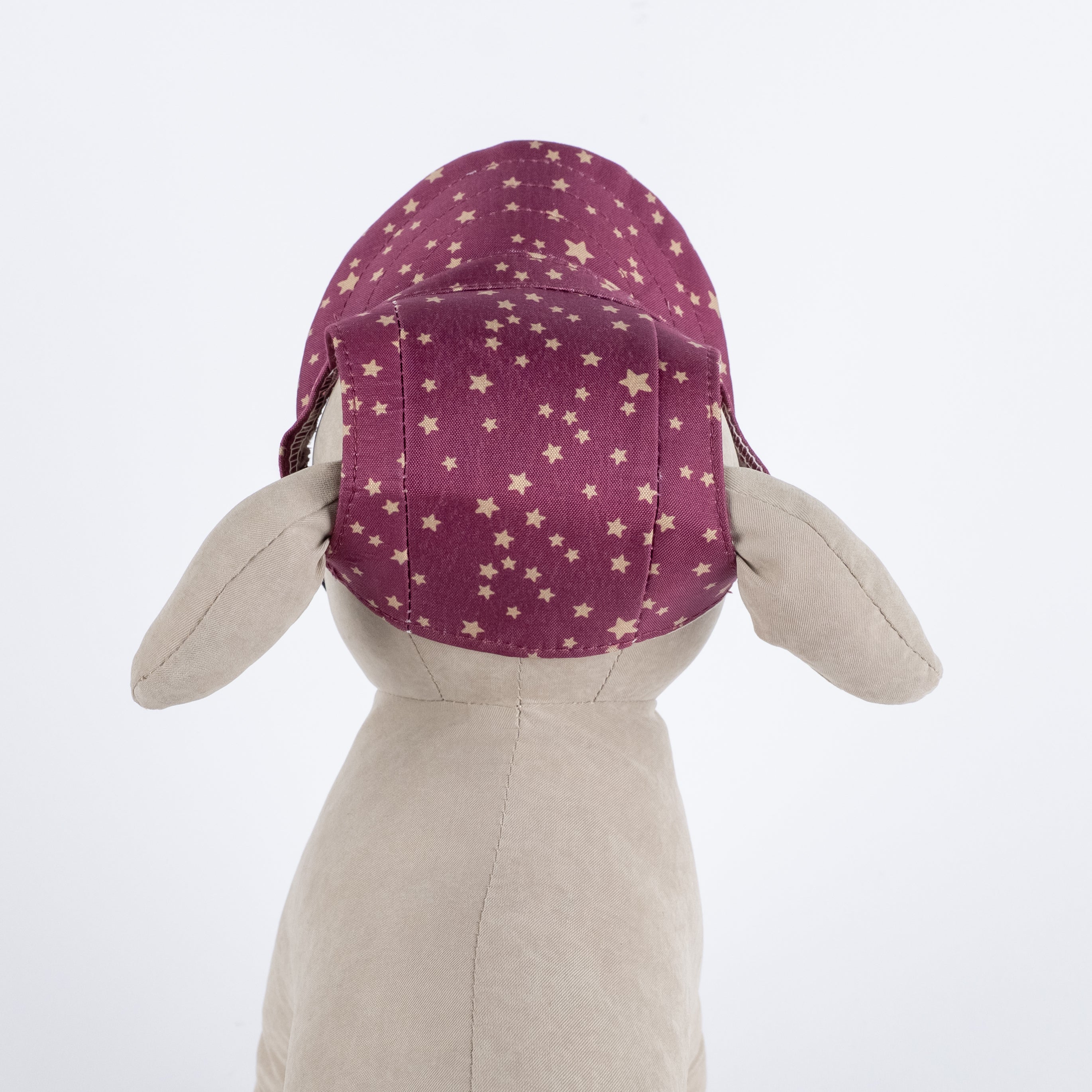 Cappellino Accessorio per Cani e Gatti - Viola con Stelline ( 33 cm circa )