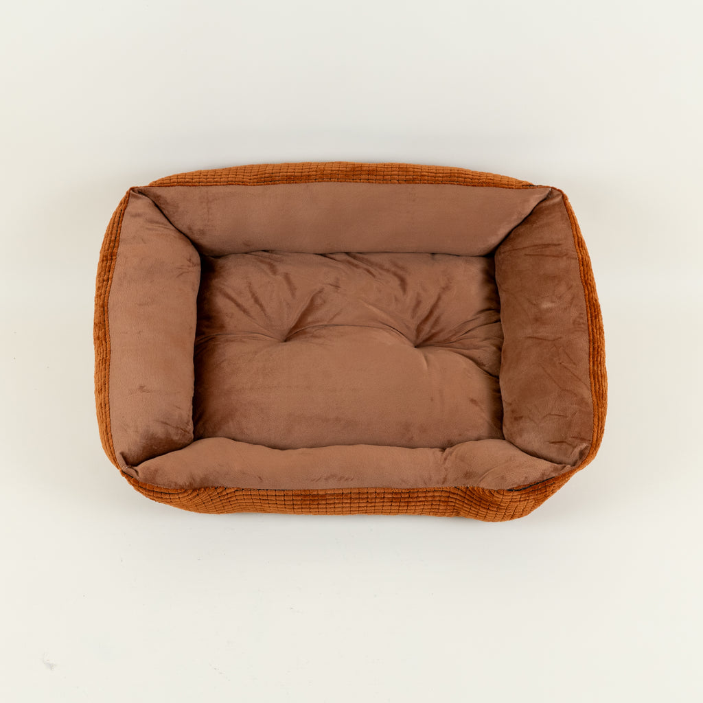 Cuccia Andy effetto velluto - Marrone ( 70x55cm )