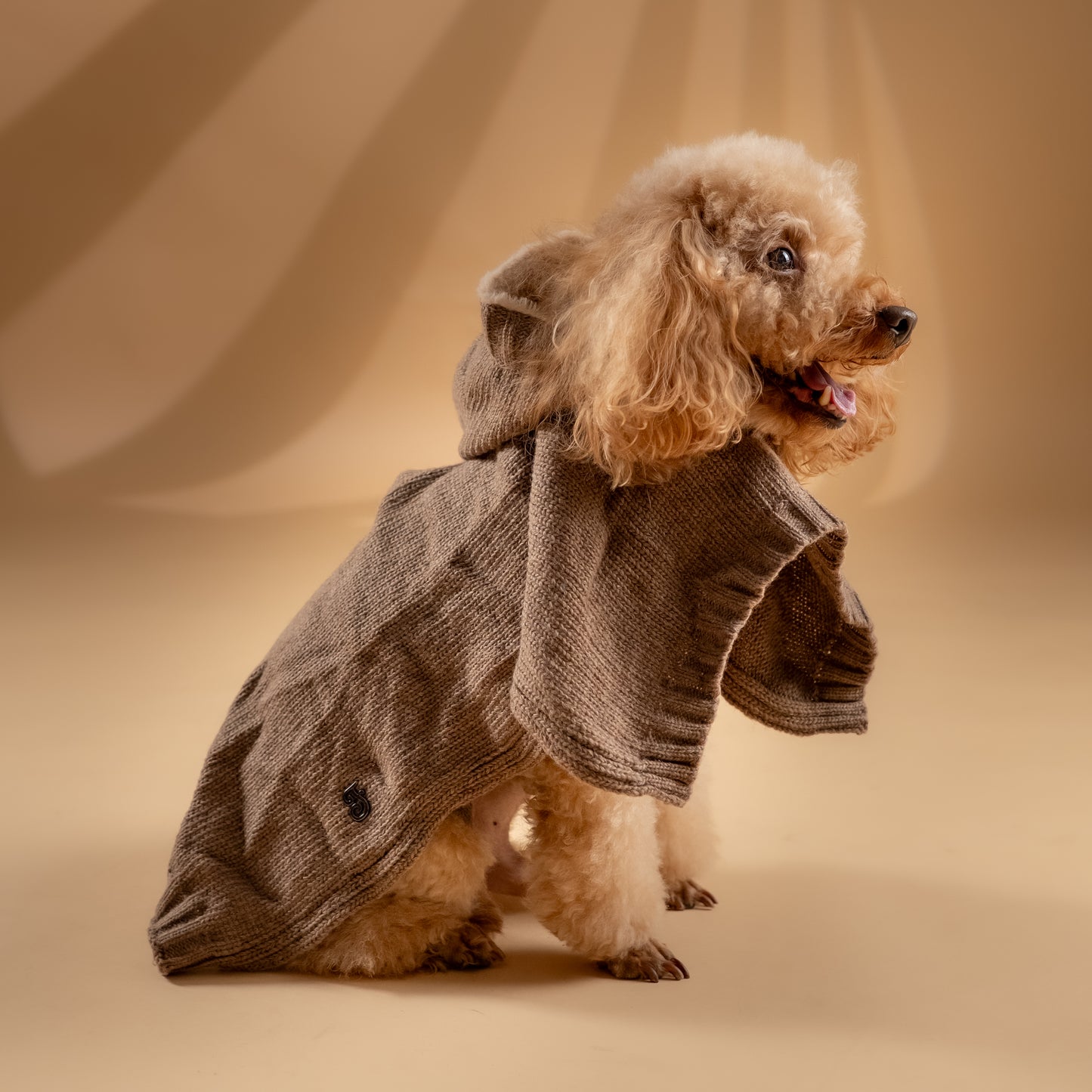 Poncho Invernale per Cani - Tortora