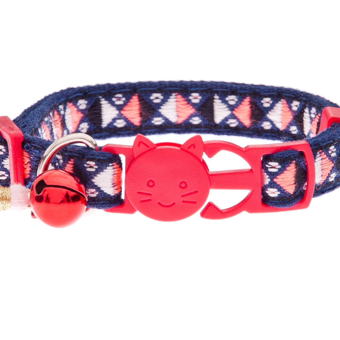Collarino Bohemian per Gatti - Rosso