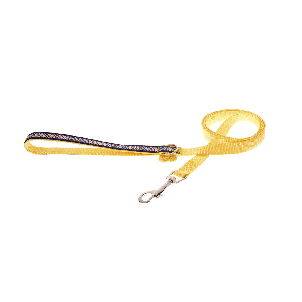 Set pettorina + Guinzaglio Bohemian per Gatti - Giallo