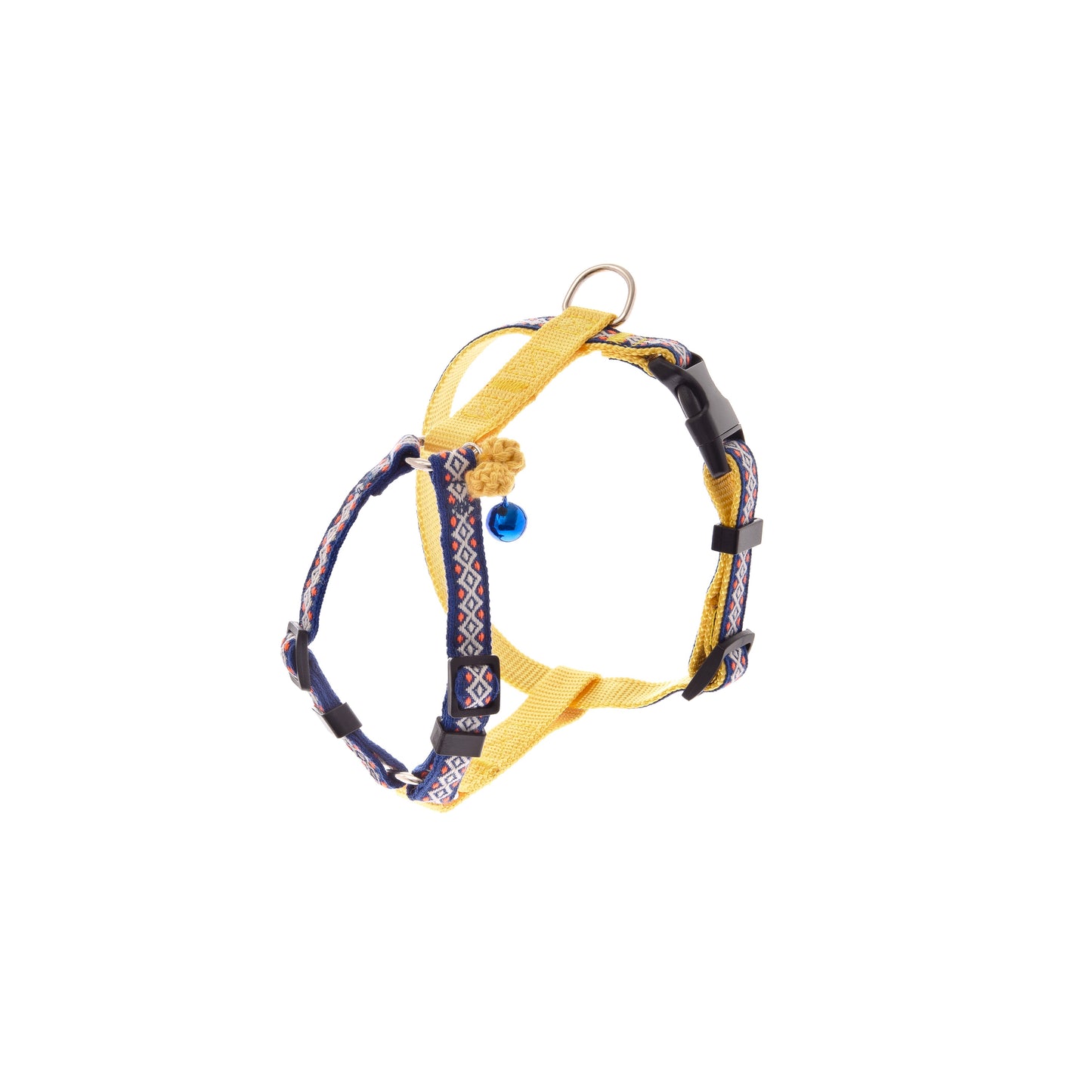 Set pettorina + Guinzaglio Bohemian per Gatti - Giallo