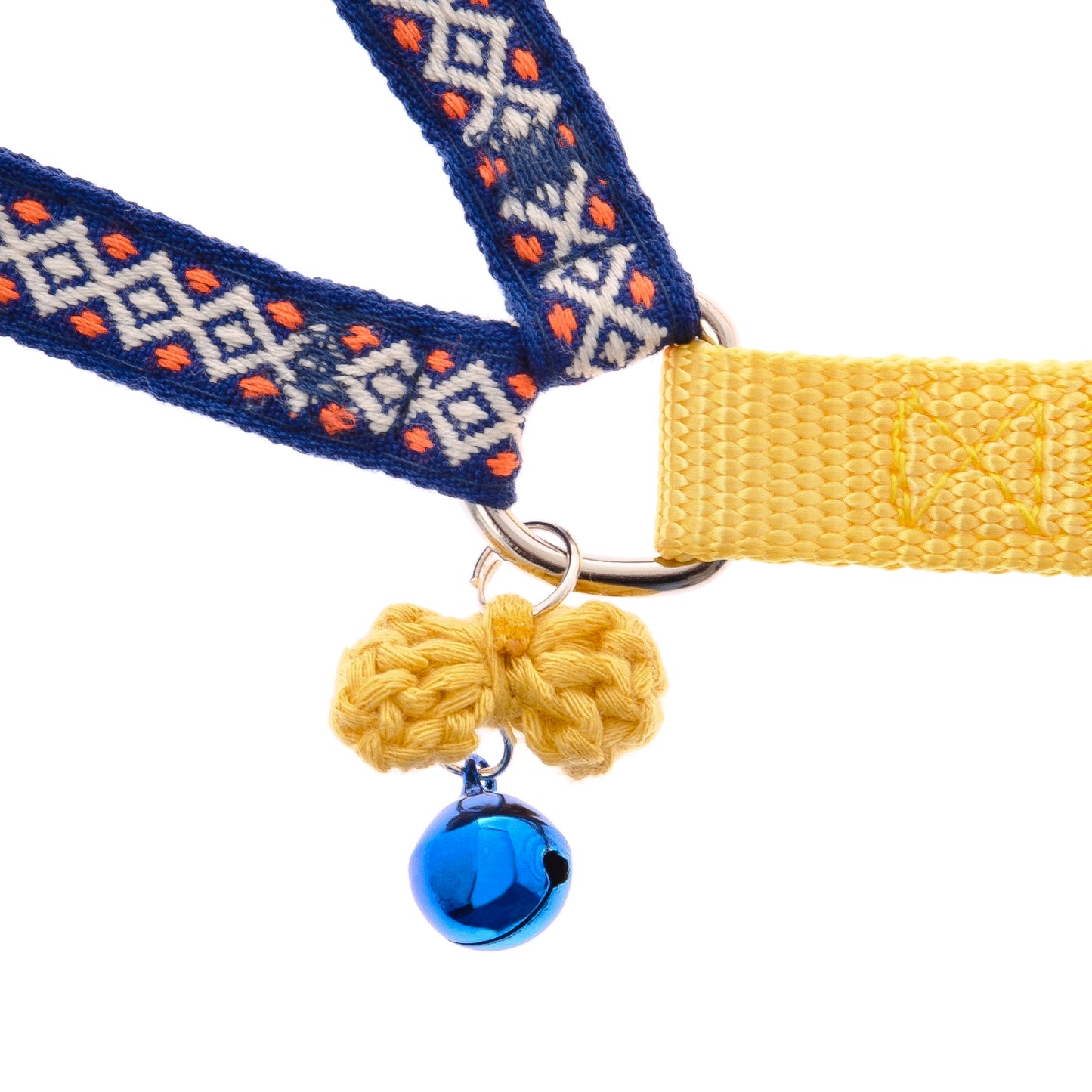 Set pettorina + Guinzaglio Bohemian per Gatti - Giallo