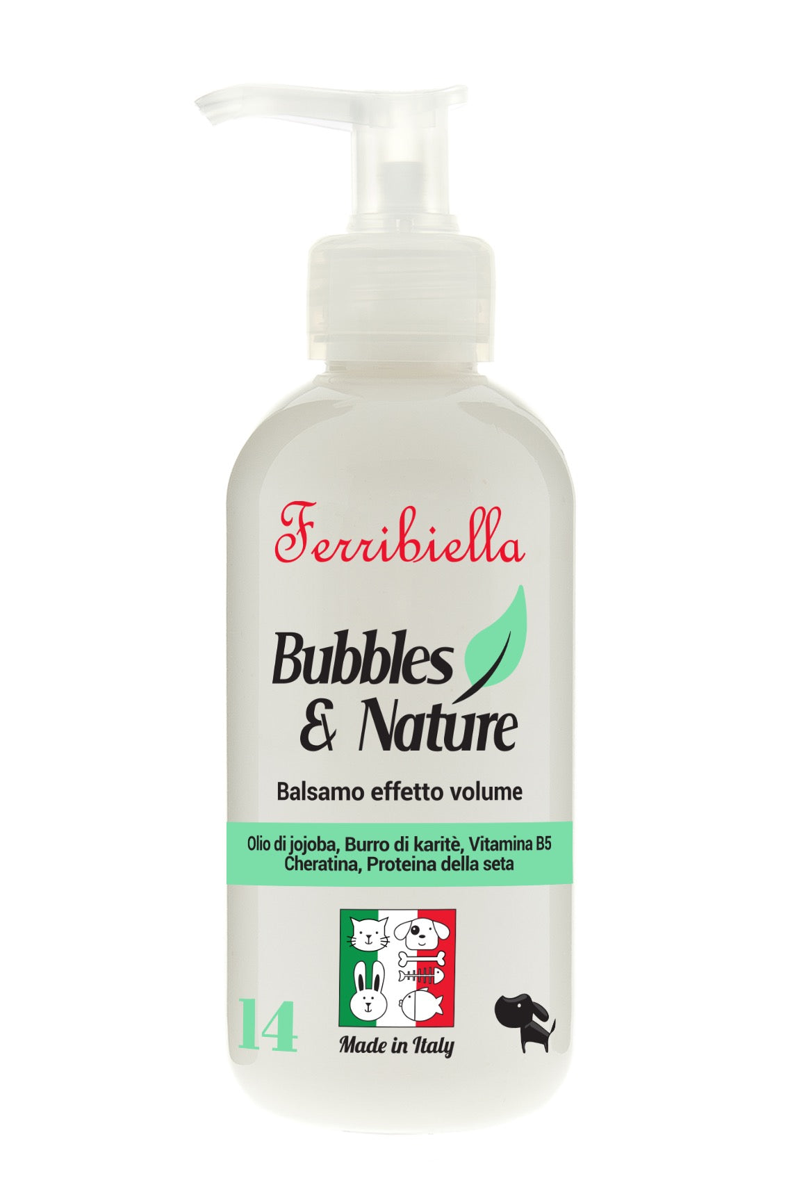 BUBBLES & NATURE - Balsamo Effetto Volume con Jojoba e Burro di Karité