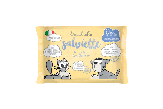 Salviette Igienizzanti per Cani e Gatti - Occhi