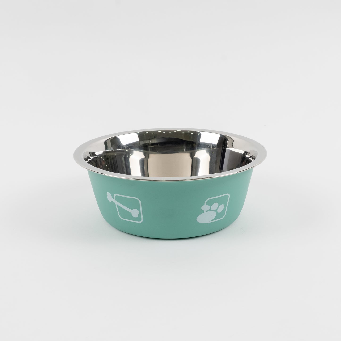 Ciotola in Acciaio per Cani e Gatti – Verde Menta