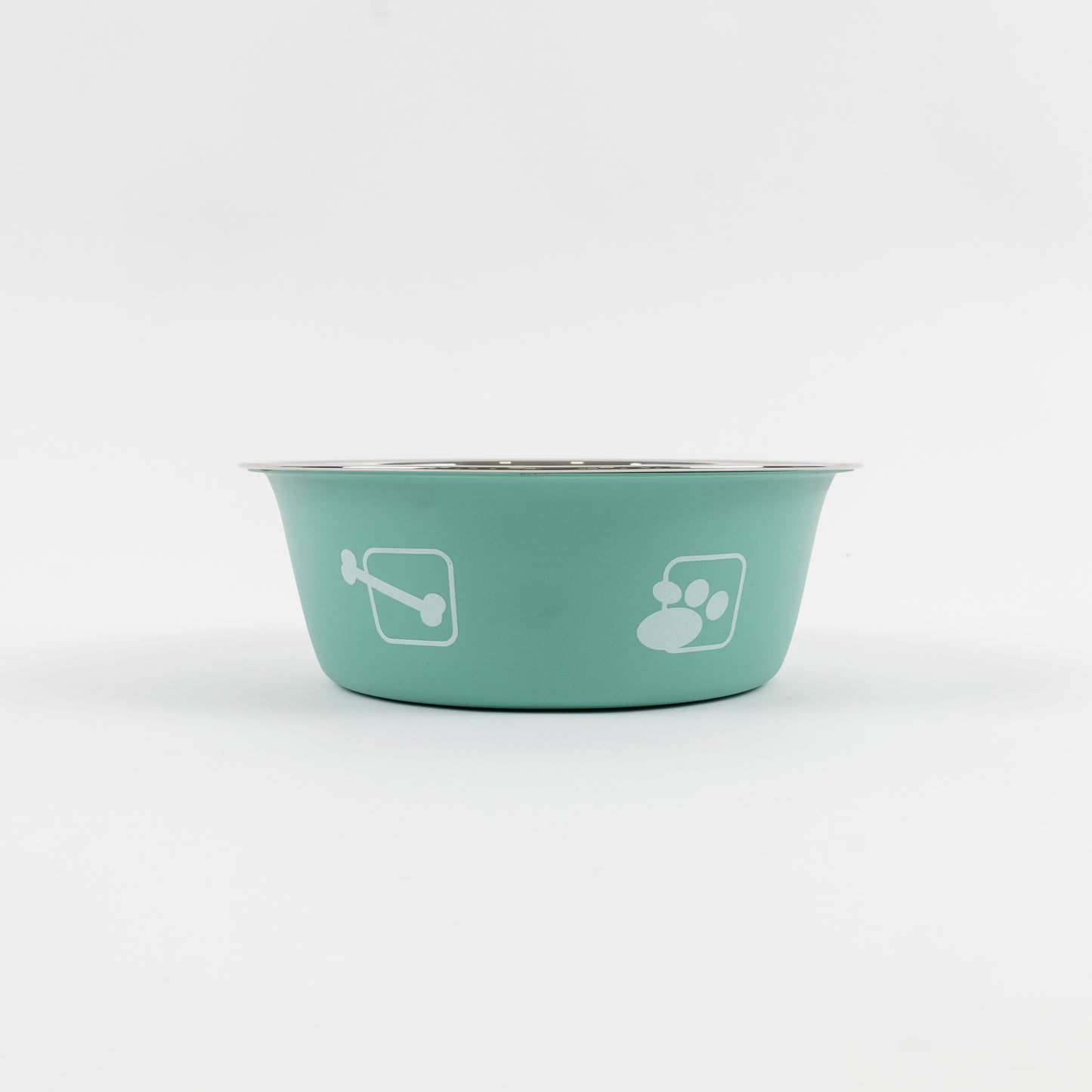 Ciotola in Acciaio per Cani e Gatti – Verde Menta