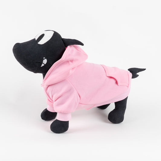 Felpa College con Cappuccio - Rosa