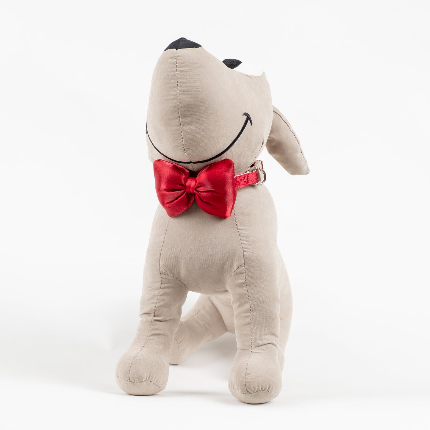 Collare Regolabile con Papillon per Cani e Gatti - Rosso